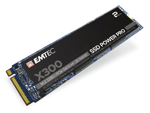 Image of EMTEC X300 M.2 NVME 2280 PCIE 2TB 3D NAND 074