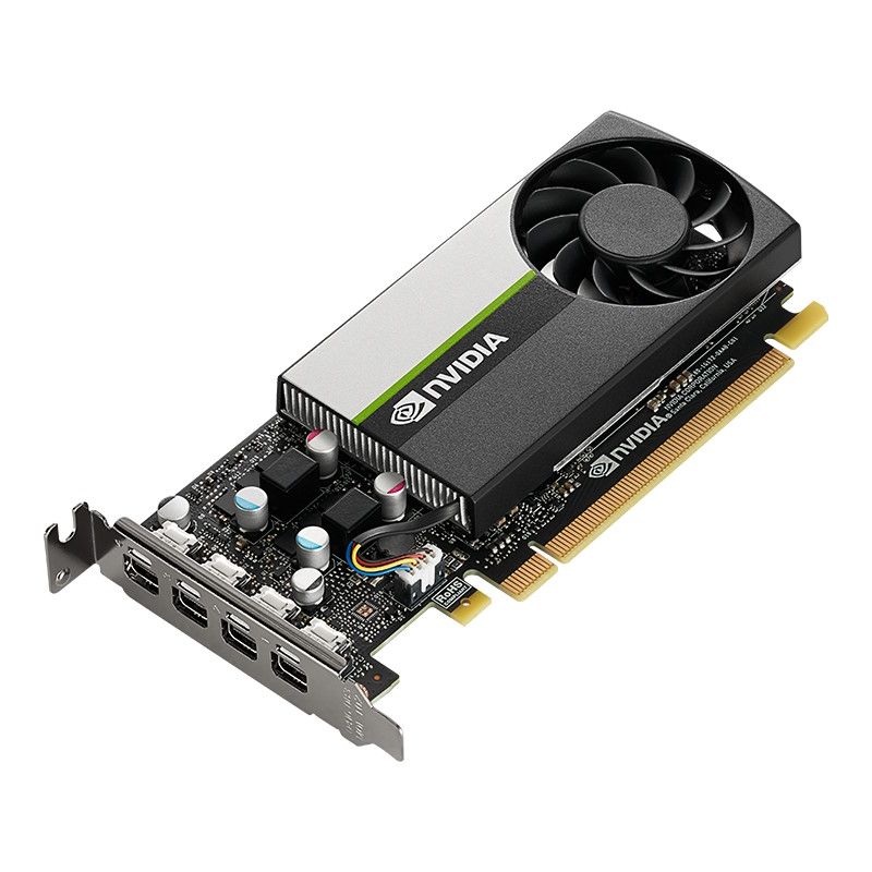 Image of PNY VGA QUADRO T1000 LOW PROFILE 4GB GDDR6, 4x Mini DP, 4x mDP to DP adapter, 1x ATX bracket 074