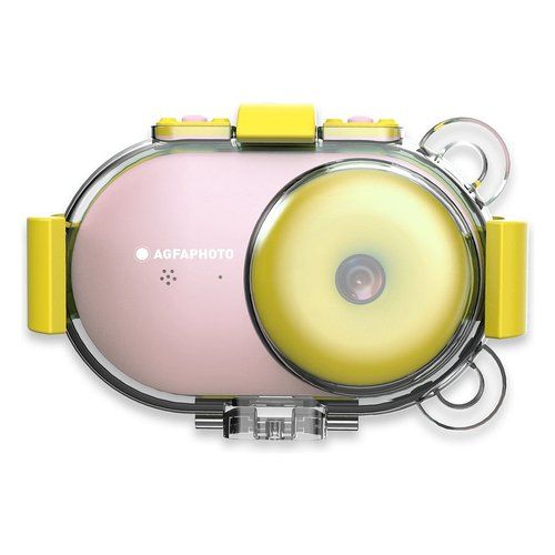 Image of Fotocamera compatta Agfa ARKCWPK REALIKIDS Waterproof Rosa e Giallo 074