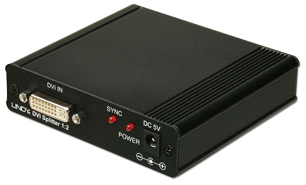 Image of Lindy DVI Video Splitter, 2 Port 2x DVI 074