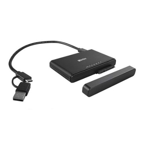 Image of Lindy 43359 docking station per unità di archiviazione USB 3.2 Gen 2 (3.1 Gen 2) Type-C Nero 074