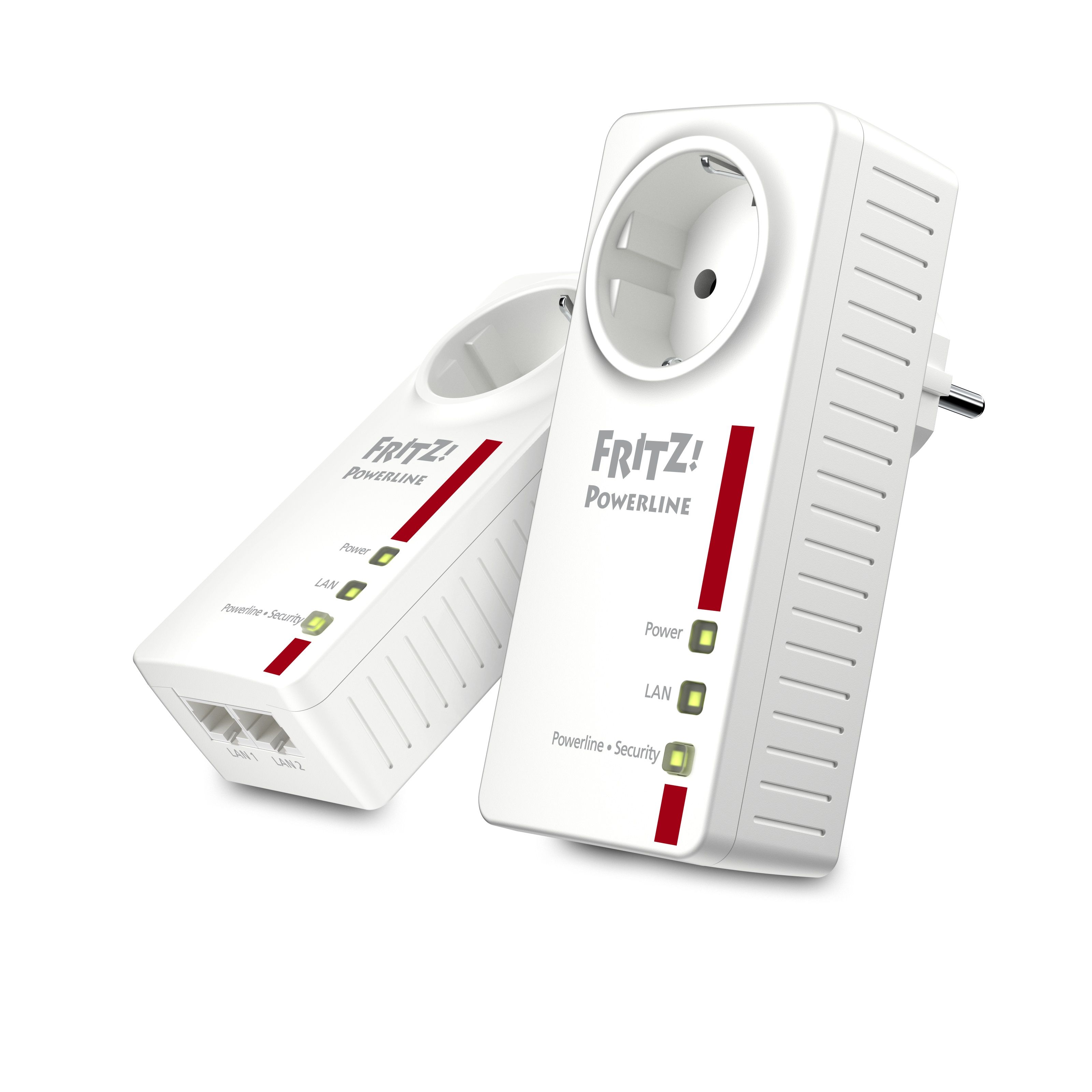 Image of FRITZ!Powerline 1220 Set INT 1200 Mbit/s Collegamento ethernet LAN Bianco 2 pz 074