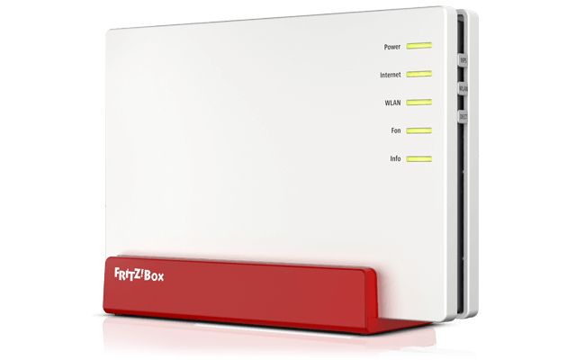 Image of FRITZ!Box 7583 VDSL INT router wireless Gigabit Ethernet Dual-band (2.4 GHz/5 GHz) Rosso, Bianco 074