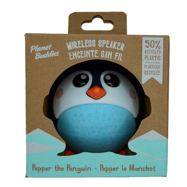 Image of Speaker per bambini Planet Buddies Pepper the Penguin V2 recycled 074