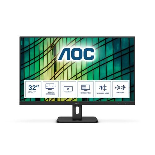 Image of AOC E2 U32E2N LED display 80 cm (31.5") 3840 x 2160 Pixel 4K Ultra HD Nero 074