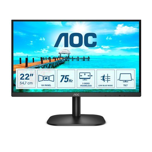 Image of AOC B2 22B2DA LED display 54,6 cm (21.5") 1920 x 1080 Pixel Full HD Nero 074