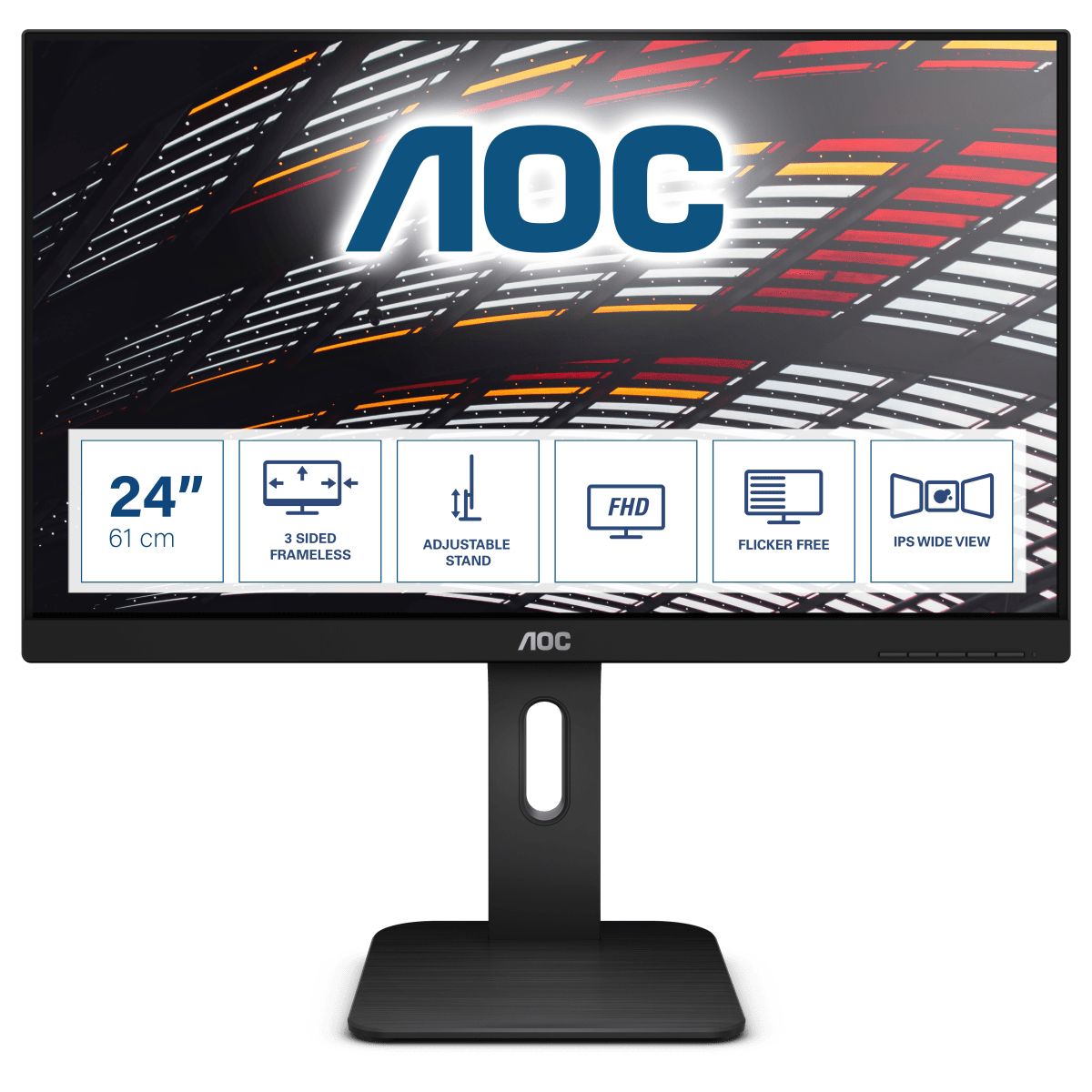 Image of AOC P1 X24P1 Monitor PC 61 cm (24") 1920 x 1200 Pixel WUXGA LED Nero 074