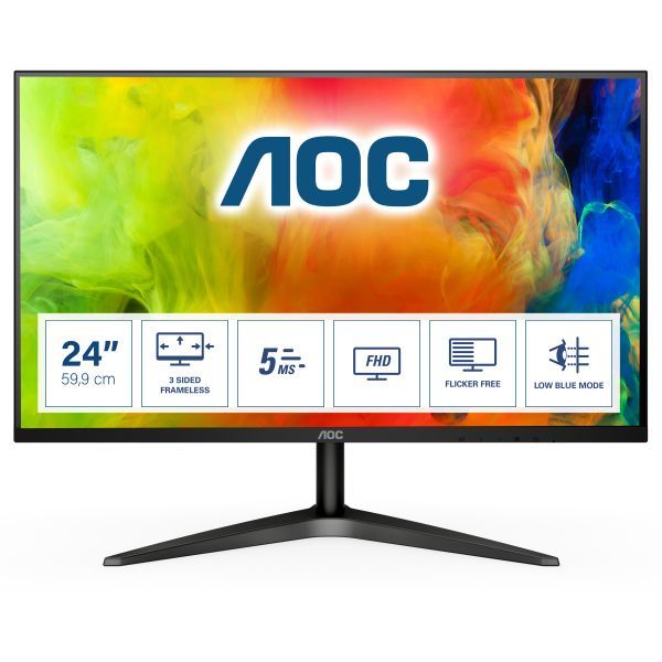 Image of AOC B1 24B1H Monitor PC 59,9 cm (23.6") 1920 x 1080 Pixel Full HD LED Nero 074