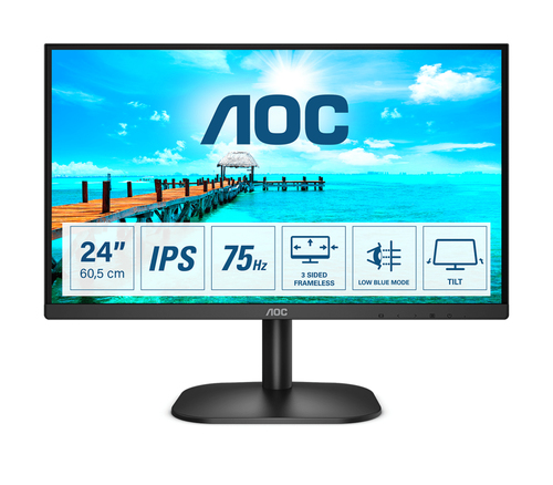 Image of AOC B2 24B2XDA LED display 60,5 cm (23.8") 1920 x 1080 Pixel Full HD Nero 074