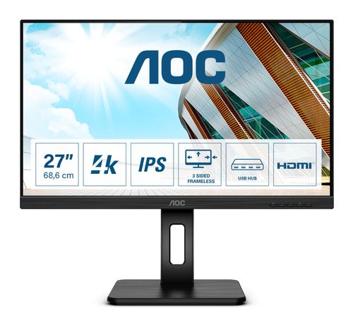 Image of AOC P2 U27P2 LED display 68,6 cm (27") 3840 x 2160 Pixel 4K Ultra HD Nero 074