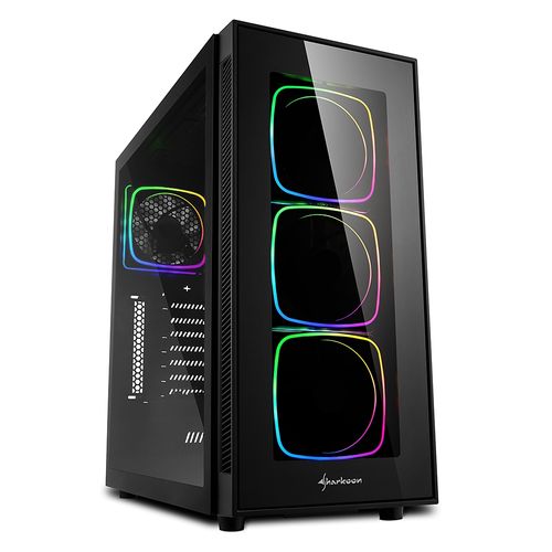 Image of Sharkoon TG6 RGB Midi ATX Tower Nero 074