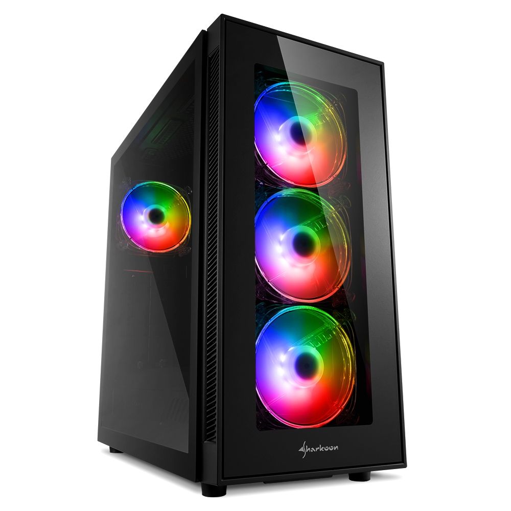 Image of SHARKOON CASE TG5 PRO RGB, ATX, 2xUSB 3.0, 2xUSB 2.0, 7 SLOTS, 074