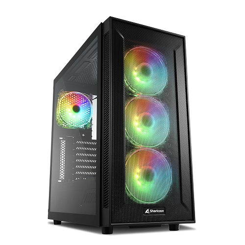 Image of SHARKOON CASE ATX TG6M RGB 2XUSB 2.0, 2XUSB 3.0, VETRO TEMPERATO, 4X 120 ARGB, ARGB CONTROLLER 074