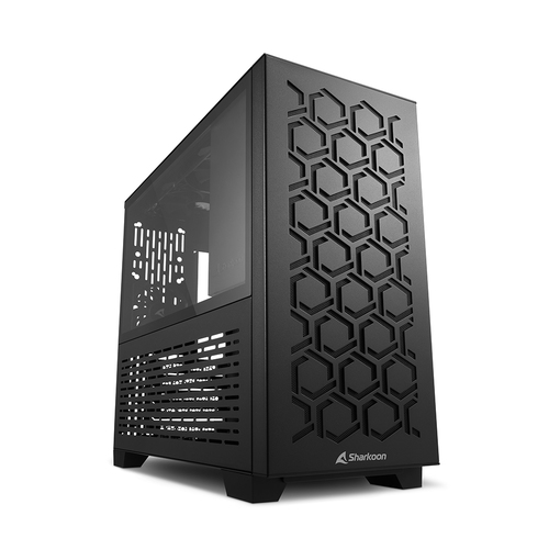 Image of SHARKOON CASE MICRO-ATX 2XUSB 3.0, VETRO TEMPERATO, 1X80MM FAN REAR, 2X120MM FAN SUPERIOR, 1X120MM F 074