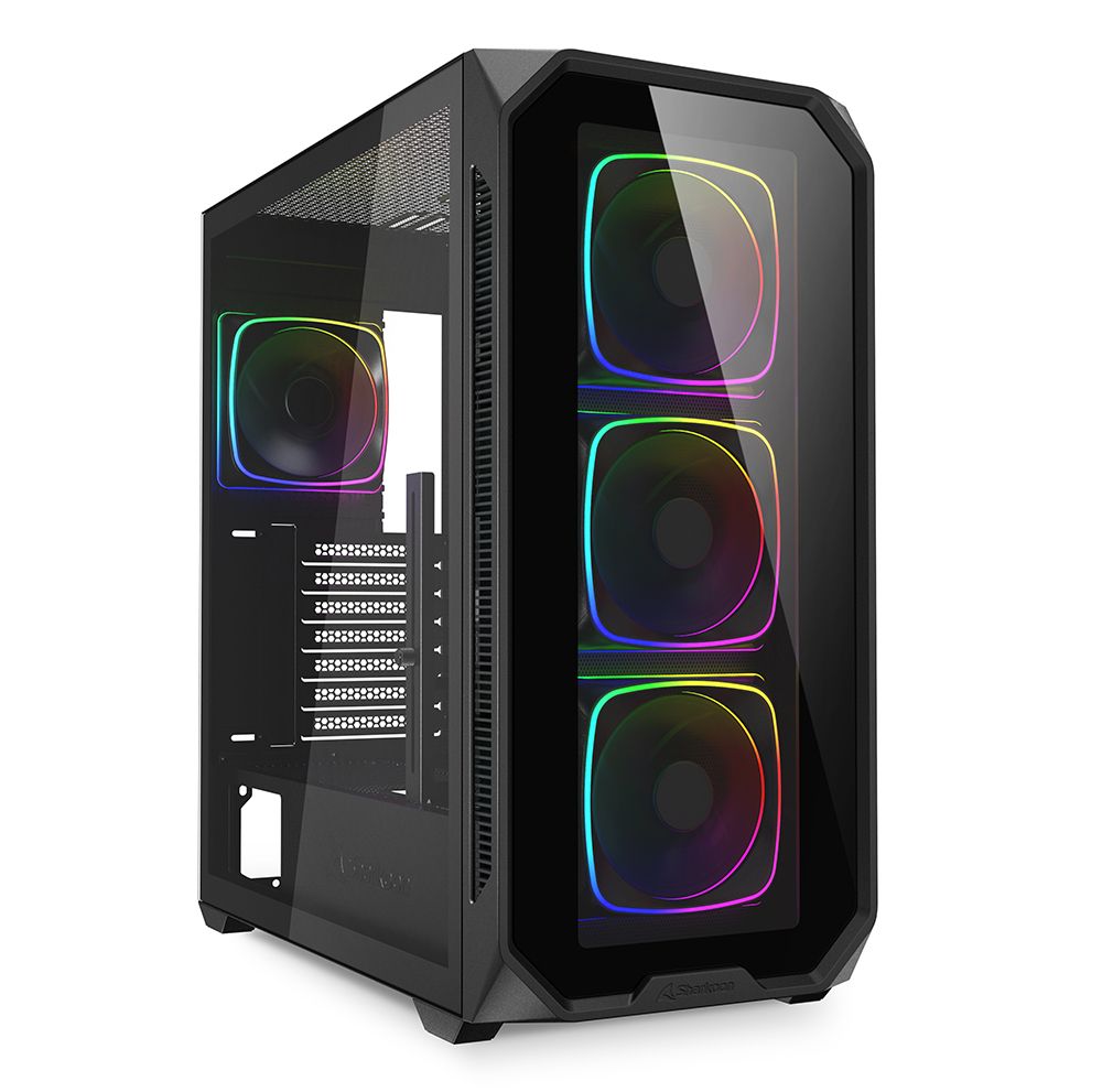 Image of SHARKOON CASE AK5G RGB ATX BLACK 074