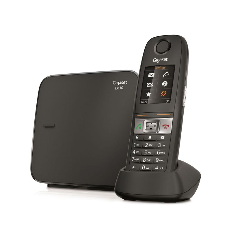 Image of Gigaset E630 Telefono DECT Nero Identificatore di chiamata 074