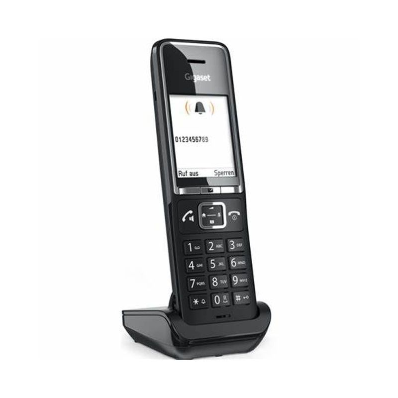 Image of CORDLESS SIEMENS GIGASET COMFORT 550 BLACK CON VIVAVOCE E PRESA CUFFIE 074