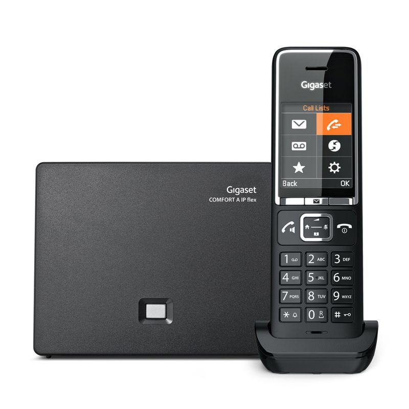 Image of GIGASET COMFORT 550A IP BASE (NERO) - TELEFONO CORDLESS - VOIP - VIVAVOCE - SEGRETERIA 074