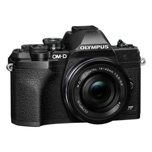 Image of Fotocamera mirrorless 20Mpx E M10 MARK IV Kit Ed 14 42mm F3.5 5.6 Ez nero V207132BE000 074