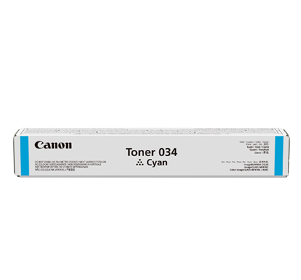 Image of Canon 034 toner 1 pz Originale Ciano 074