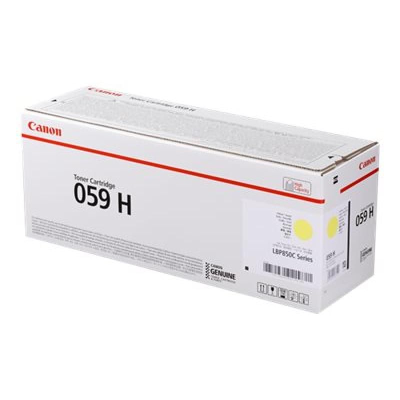 Image of Canon 059 H toner 1 pz Originale Giallo 074