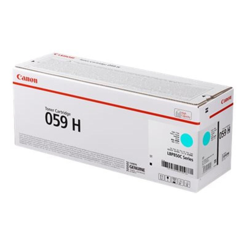 Image of Canon 059 H toner 1 pz Originale Ciano 074