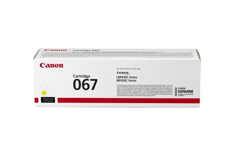 Image of Canon 067 toner 1 pz Originale Giallo 074