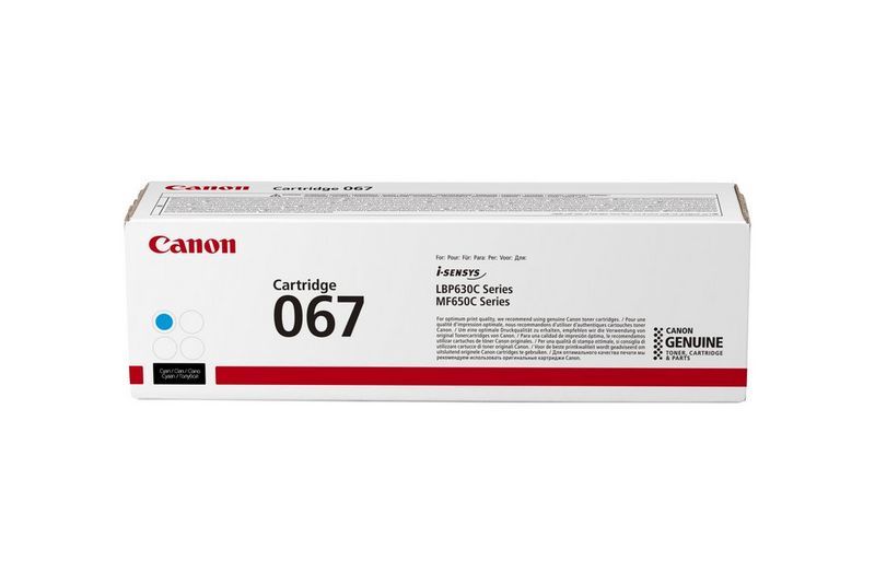 Image of Canon 067 toner 1 pz Originale Ciano 074