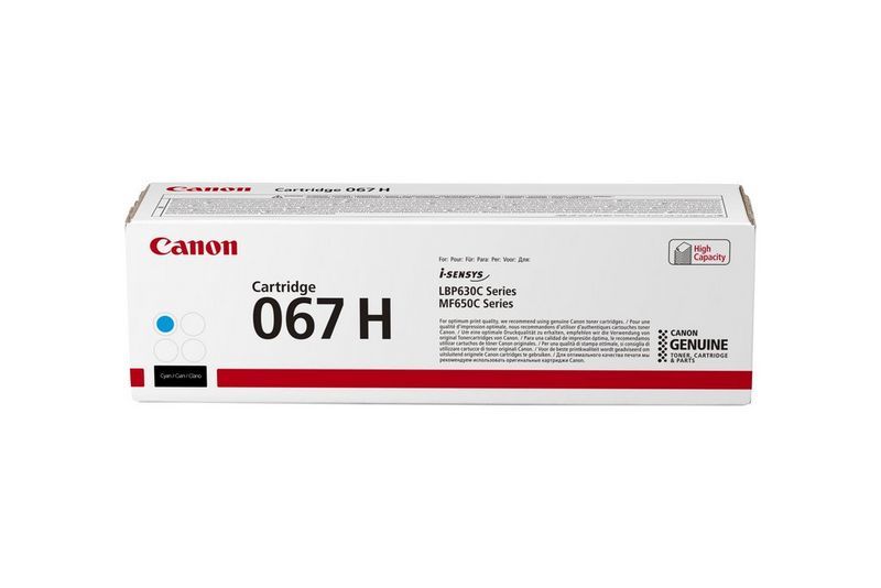 Image of Canon 067H toner 1 pz Originale Ciano 074