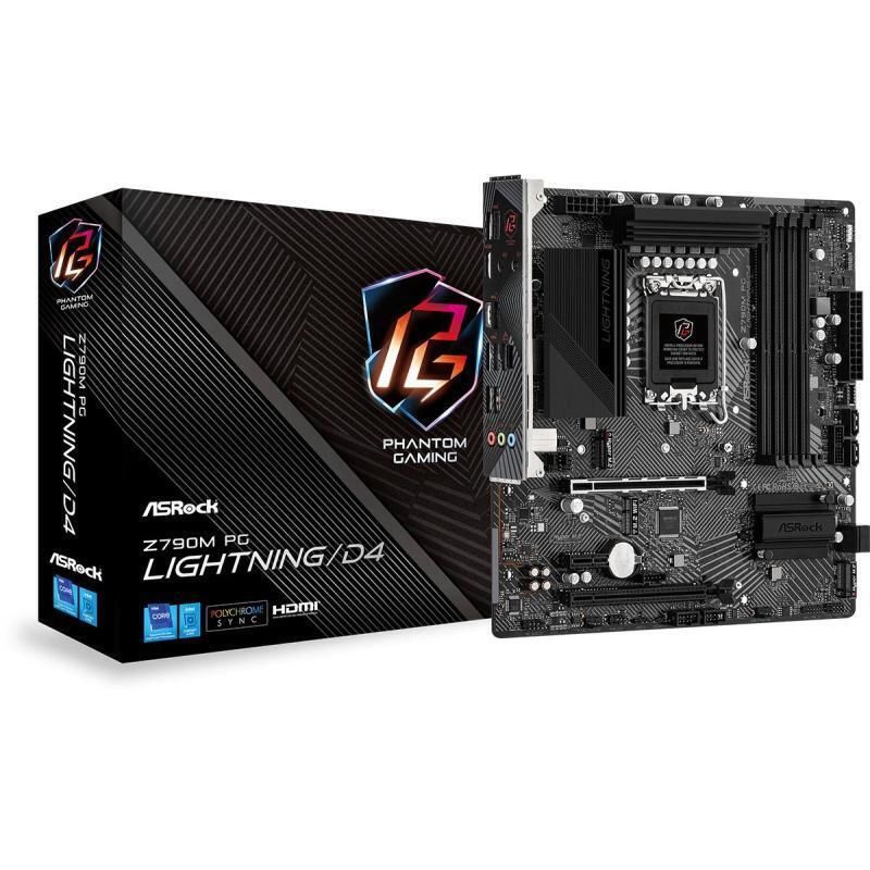 Image of MB ASROCK Z790M PHANTOMGAMING LIGHTNING/D4 SKT1700 *12/13GEN* 074