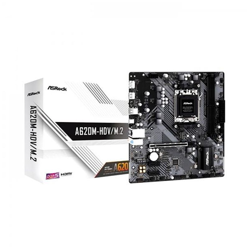 Image of ASROCK A620M-HDV/M.2 - MAINBOARD MICRO ATX - DDR5 - SOCKET AM5 074