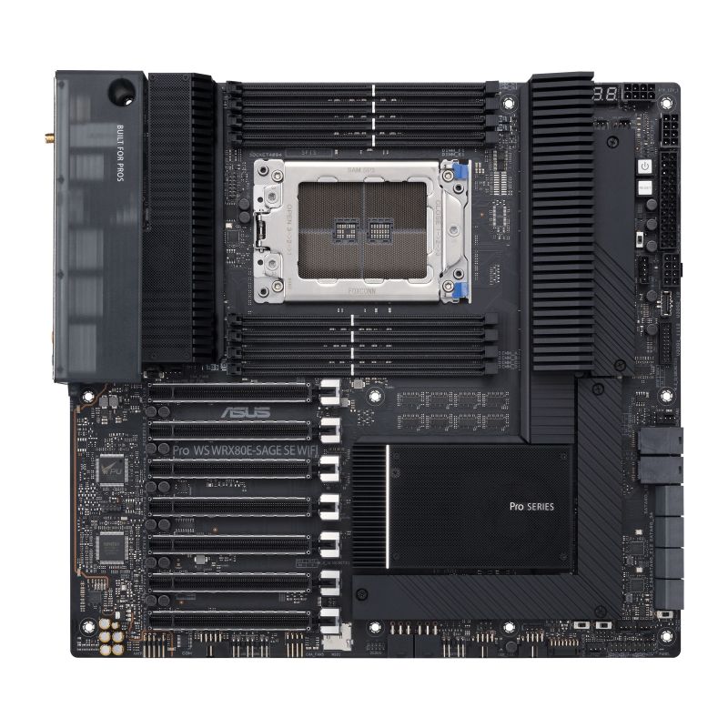 Image of ASUS WRX80E-SAGE SE WIFI AMD WRX80 Socket SP3 ATX esteso 074