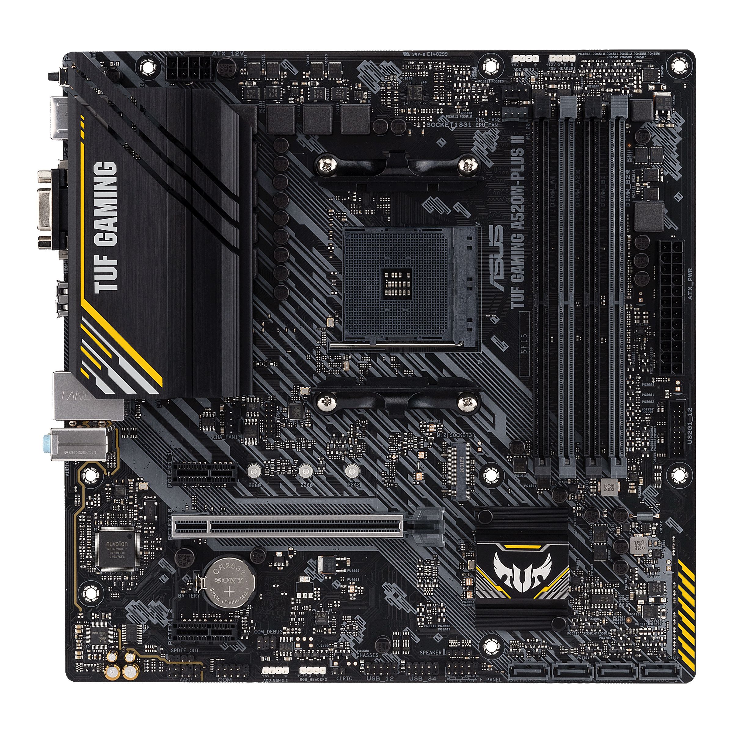 Image of ASUS TUF GAMING A520M-PLUS II AMD A520 Socket AM4 micro ATX 074