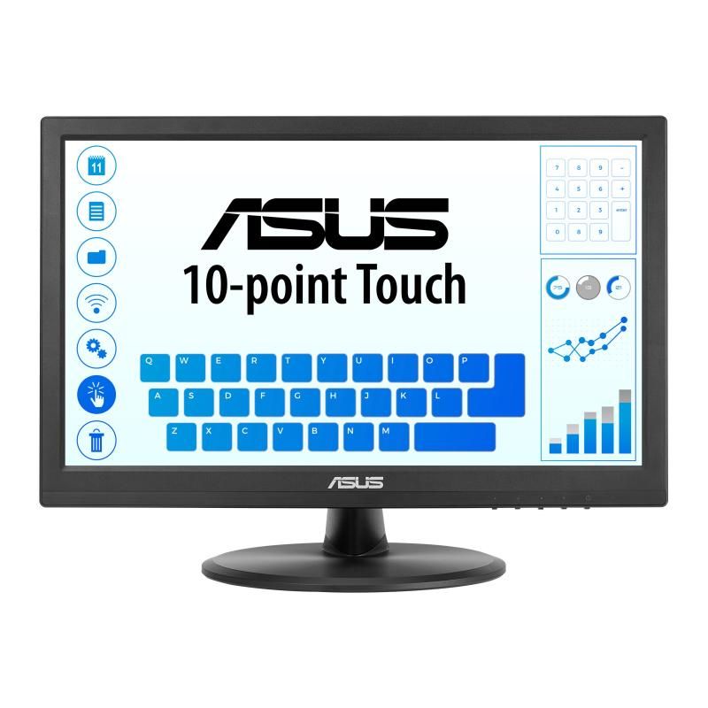 Image of ASUS VT168HR Monitor PC 39,6 cm (15.6") 1366 x 768 Pixel WXGA LED Touch screen Nero 074