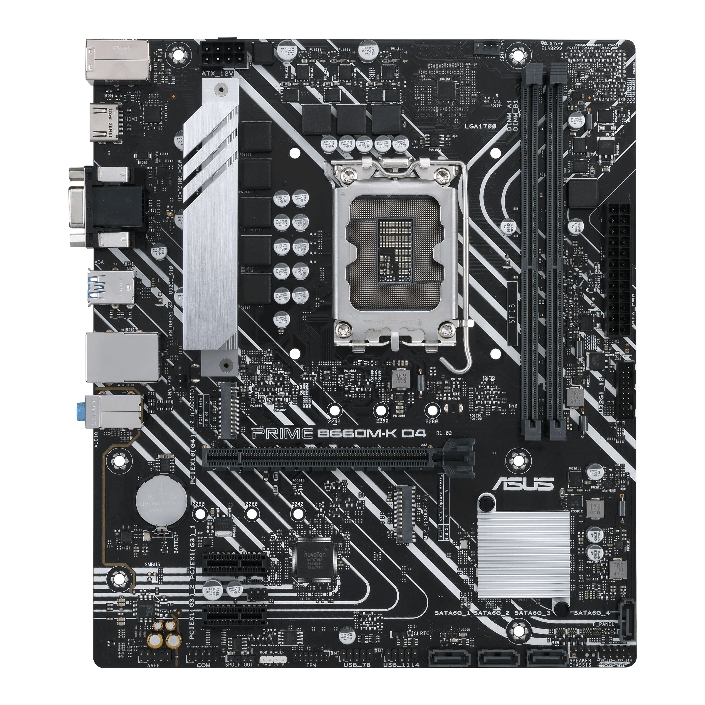 Image of ASUS PRIME B660M-K D4 Intel B660 LGA 1700 micro ATX 074