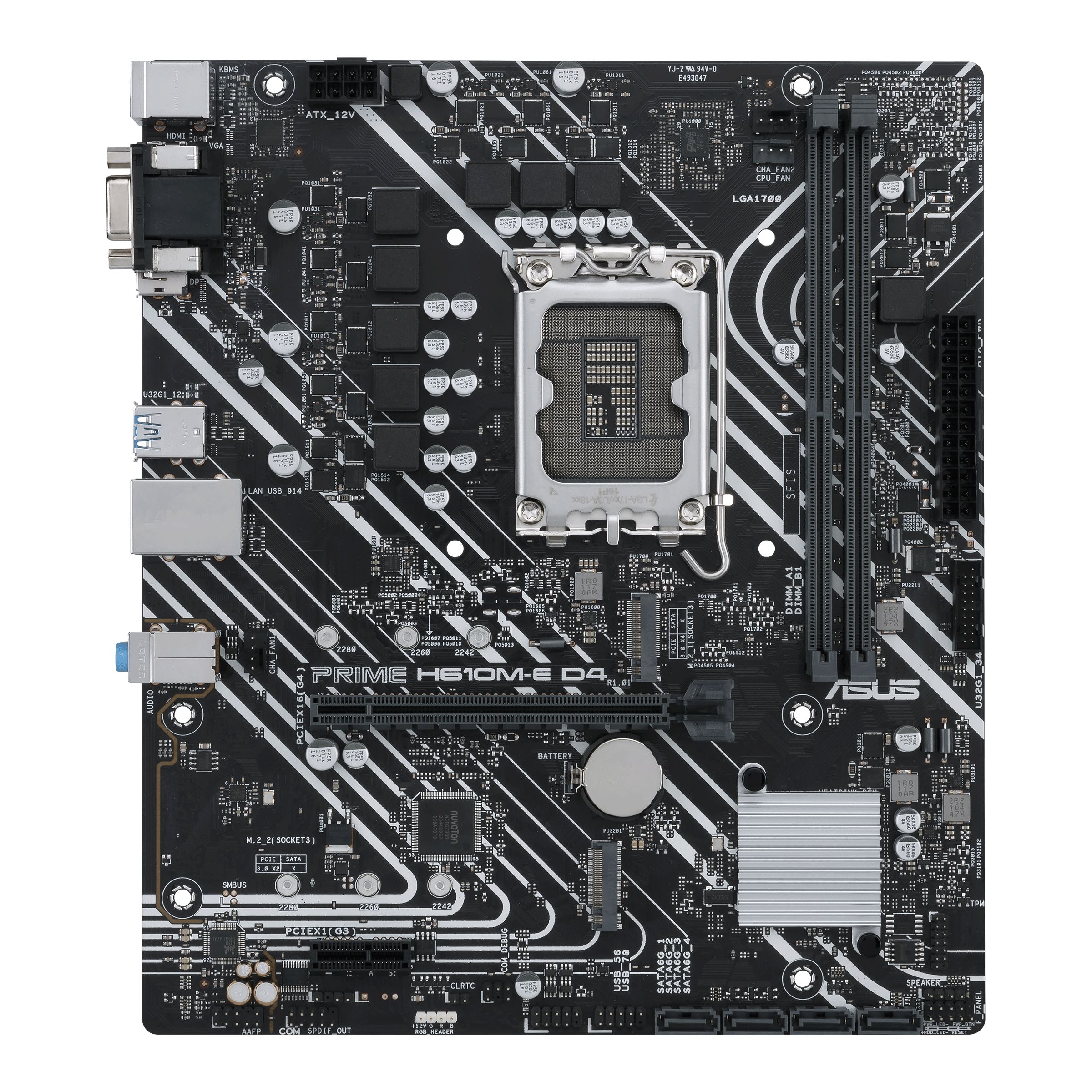 Image of ASUS PRIME H610M-E D4 Intel H610 LGA 1700 micro ATX 074