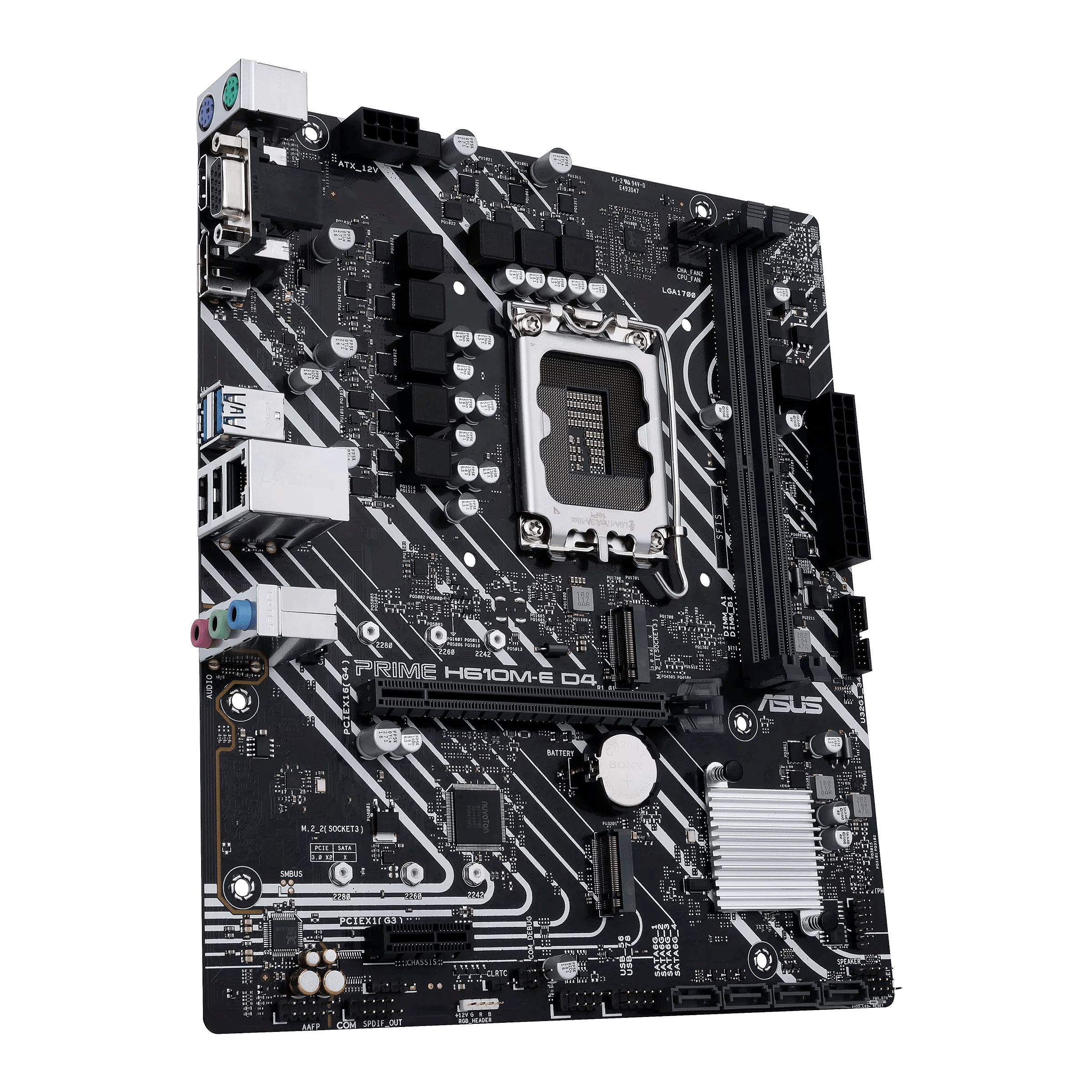 Image of ASUS PRIME H610M-E D4-CSM Intel H610 LGA 1700 micro ATX 074