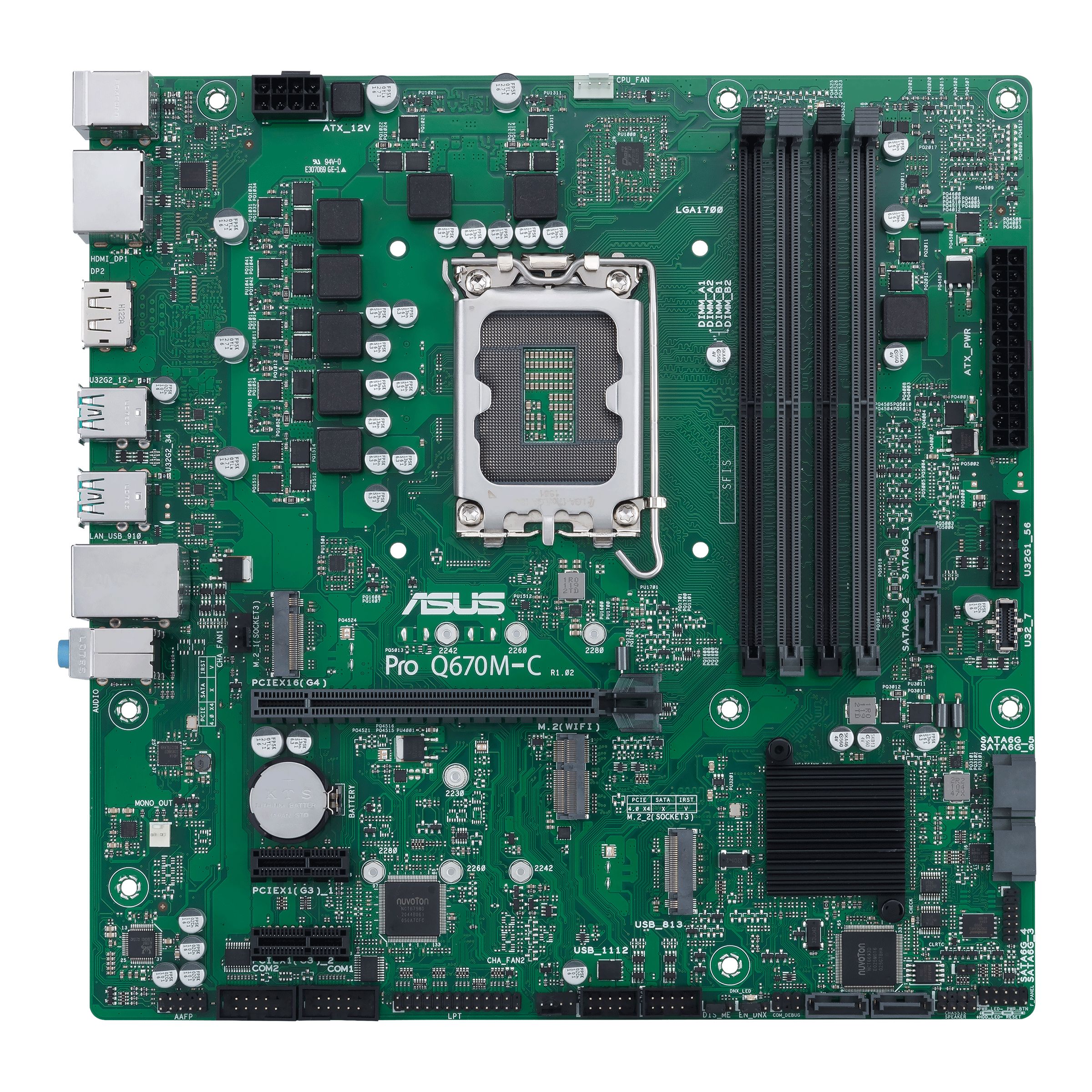 Image of ASUS PRO Q670M-C-CSM Intel Q670 LGA 1700 micro ATX 074