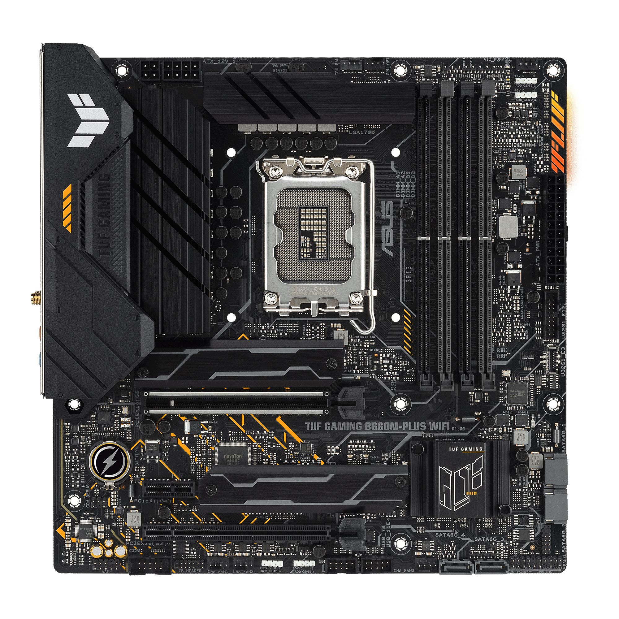 Image of ASUS TUF GAMING B660M-PLUS WIFI Intel B660 LGA 1700 micro ATX 074