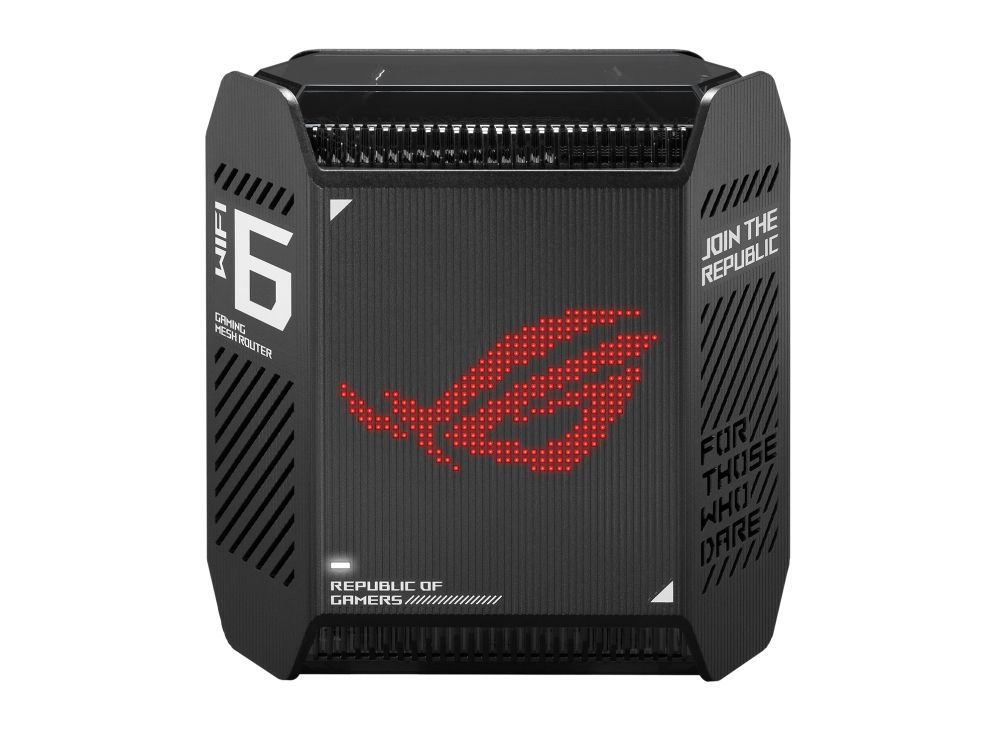 Image of ASUS ROG Rapture GT6 AX10000 AiMesh 1 Pack Banda tripla (2.4 GHz/5 GHz/5 GHz) Wi-Fi 6 (802.11ax) Nero 4 Interno 074