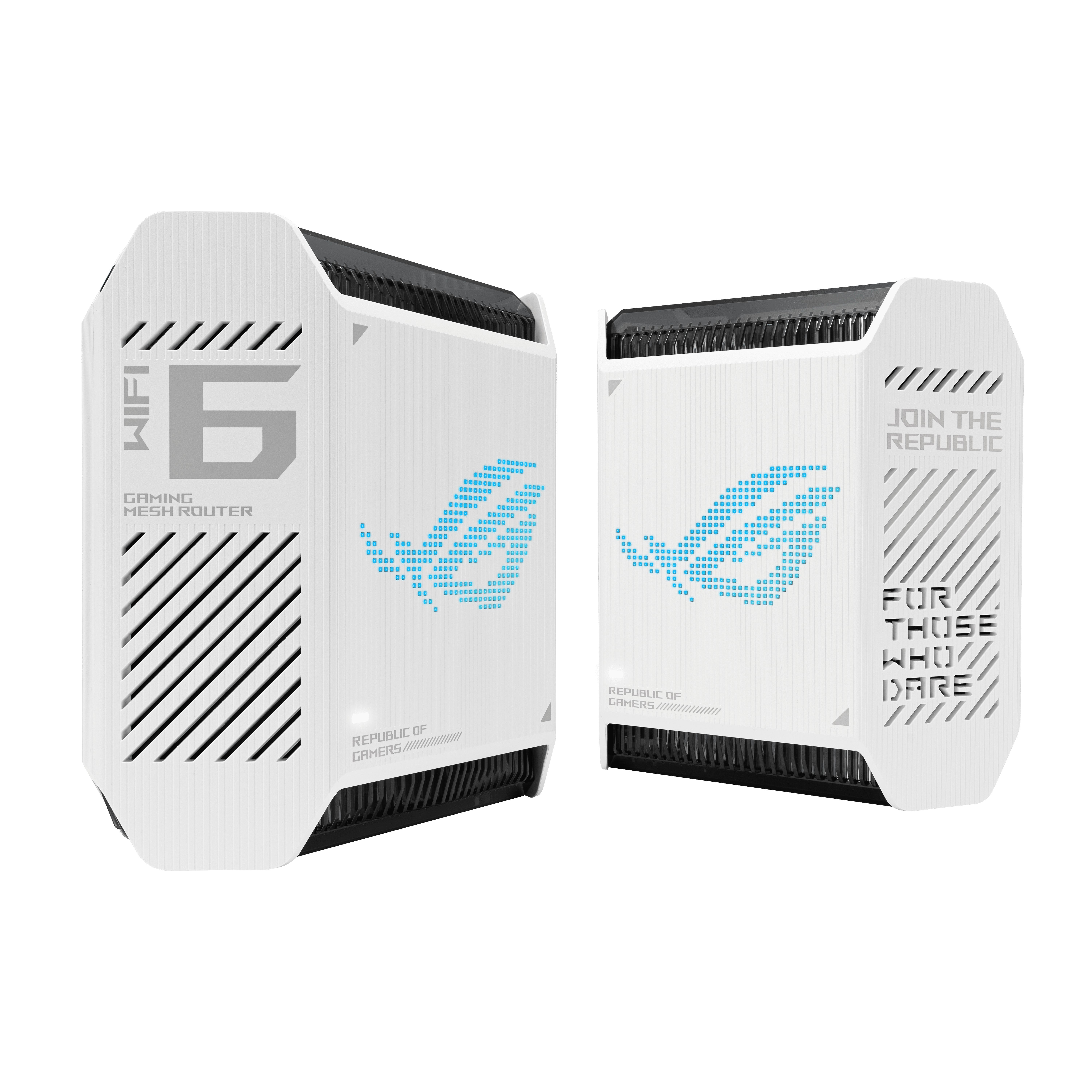 Image of ASUS ROG Rapture GT6 (W-2-PK) Banda tripla (2.4 GHz/5 GHz/5 GHz) Wi-Fi 6 (802.11ax) Bianco 4 Interno 074