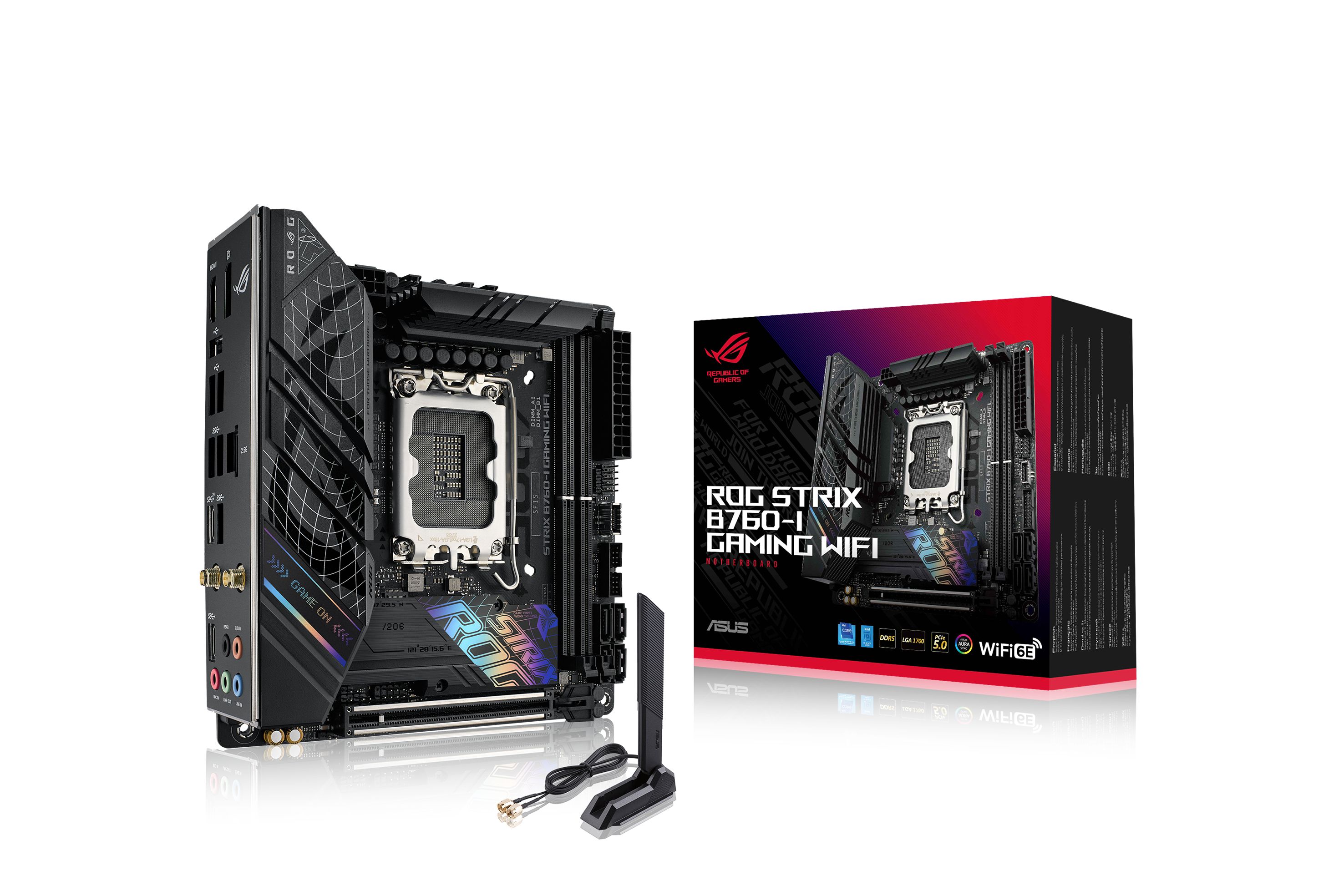 Image of ASUS ROG STRIX B760-I GAMING WIFI Intel B760 LGA 1700 mini ITX 074