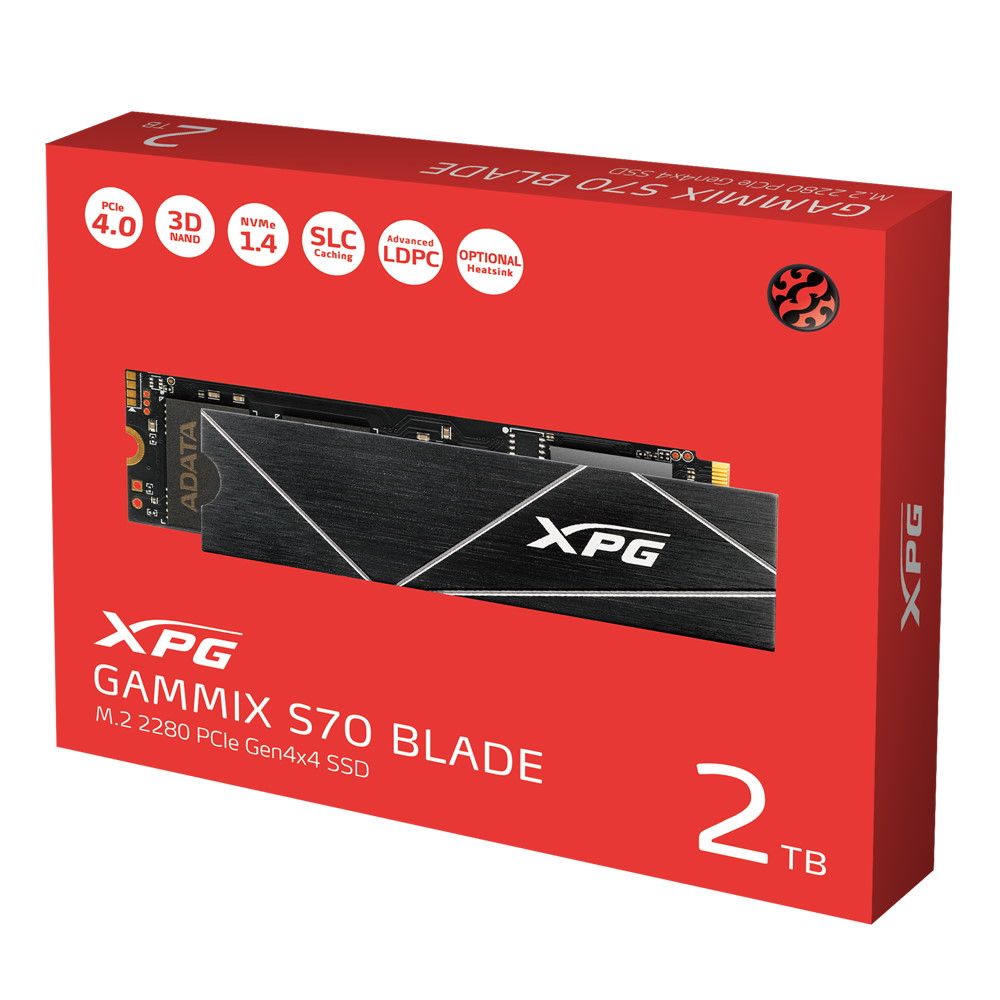 Image of XPG GAMMIX S70 Blade 2 TB M.2 PCI Express 4.0 NVMe 3D NAND 074