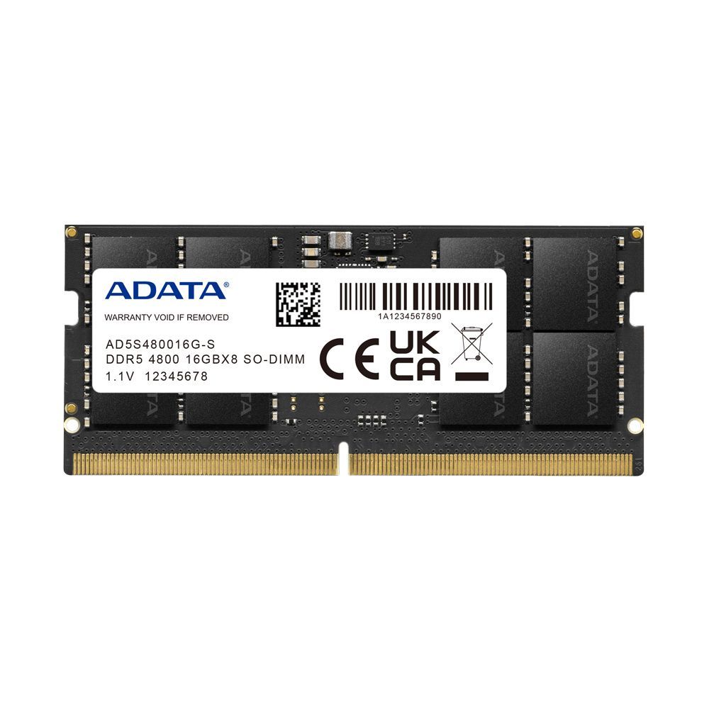 Image of ADATA AD5S480016G-S memoria 16 GB 1 x 16 GB DDR5 4800 MHz Data Integrity Check (verifica integrità dati) 074