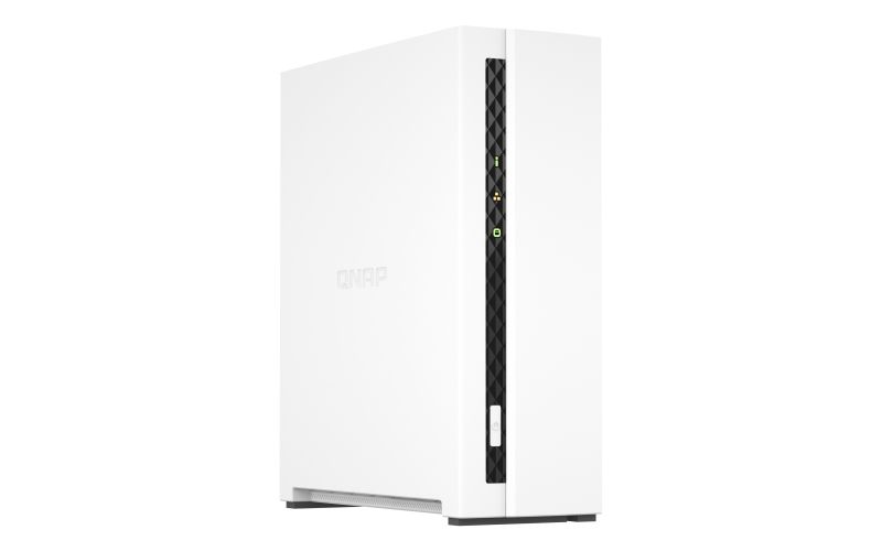 Image of QNAP TS-133 server NAS e di archiviazione Tower Cortex-A55 2 GB DDR4 0 TB QNAP Turbo System Bianco 074