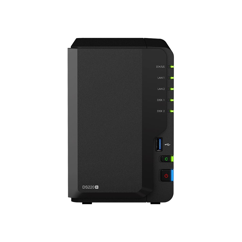 Image of SYNOLOGY NAS TOWER 2BAY 2.5/3.5 SSD/HDD INTEL CELERON J4125 2GB DDR4 (UP TO 6GB), 2X RJ-45 1GBE, 2 074