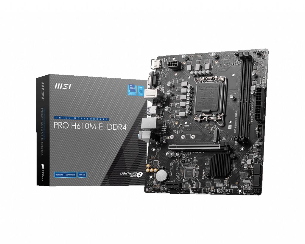 Image of MSI PRO H610M-E DDR4 scheda madre Intel H610 LGA 1700 micro ATX 074