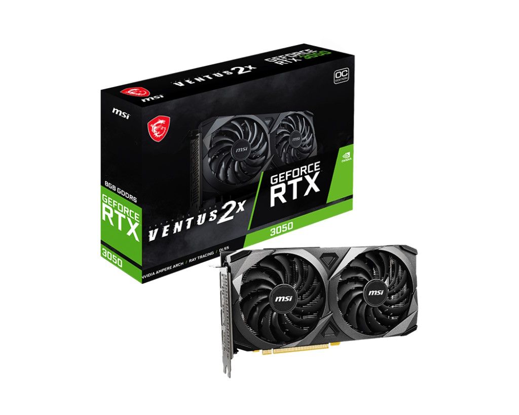 Image of MSI VENTUS GEFORCE RTX 3050 2X XS 8G OC scheda video NVIDIA 8 GB GDDR6 074