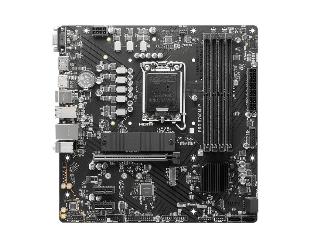 Image of MSI PRO B760M-P scheda madre Intel B760 LGA 1700 micro ATX 074