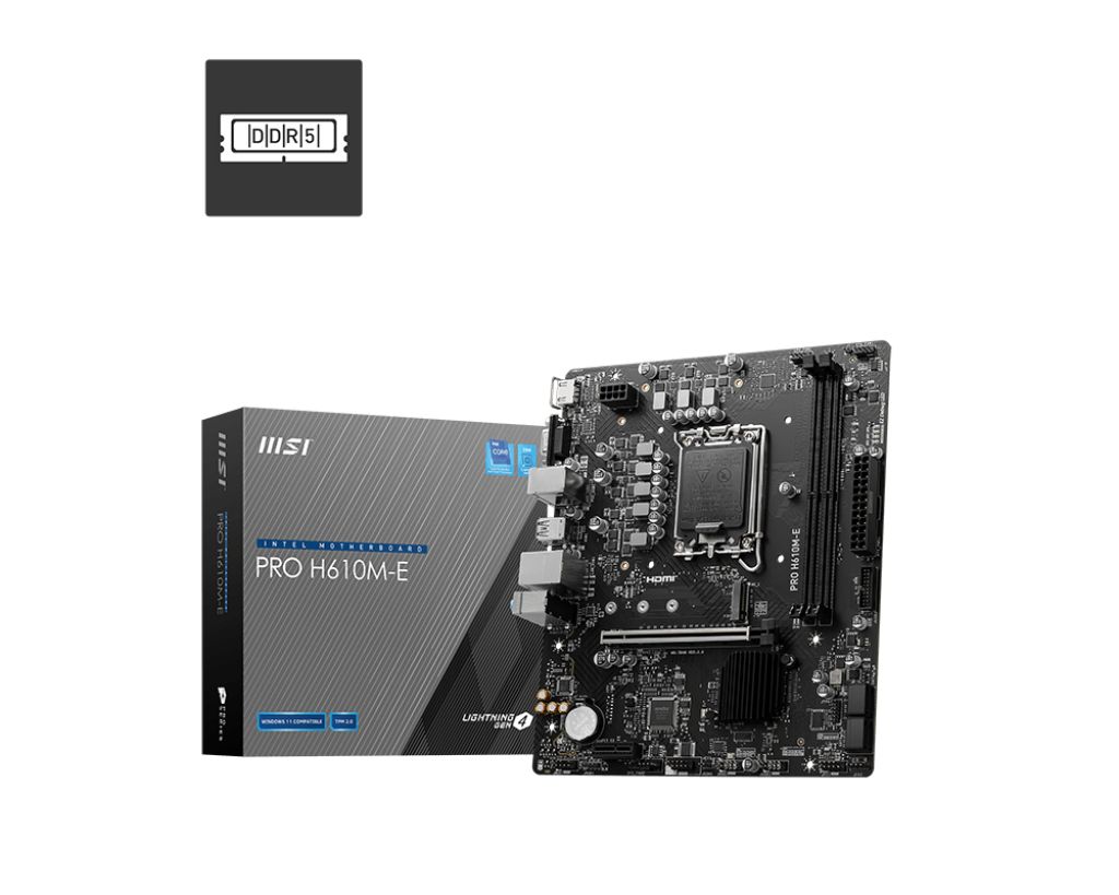 Image of MSI PRO H610M-E scheda madre Intel H610 LGA 1700 micro ATX 074